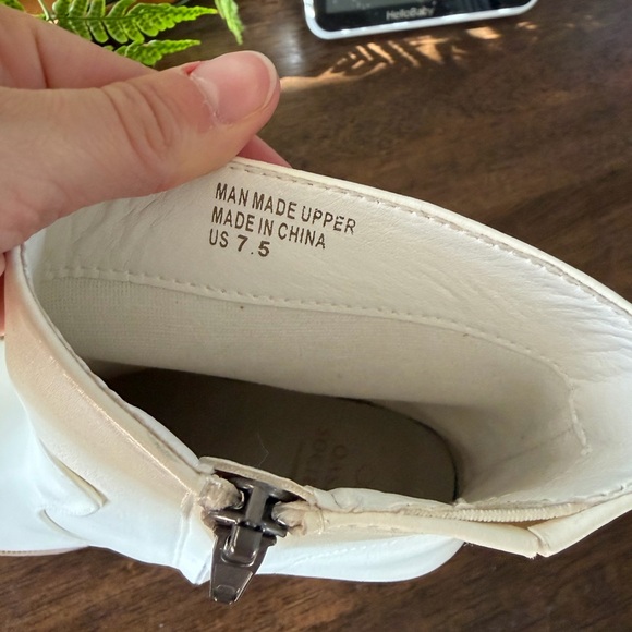 Altar'd State White Heeled Boots - Picture 5 of 6